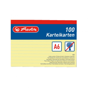 Karteikarten A8, kariert, 400 Stück