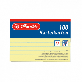 Karteikarten Mit Box 1000 Stück] Karteikarten A7 L Produktbild-Vorschau 12