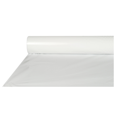 PAPSTAR Centrotavola In Rotolo Airlaid Blu/Bianco - 24m X 40cm, Simil Tessuto Morbido E Assorbente