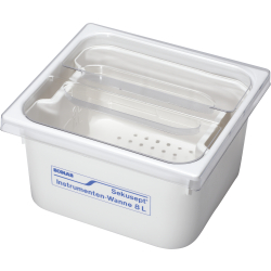 Ecolab Deutschland GmbH (Healthcare) ECOLAB Sekusept Instrumentenwanne, Instrumentendesinfektion, Instrumentenwanne für die Desinfektion von medizinischen Instrumenten, Fassungsvermögen: 8 l 10000235