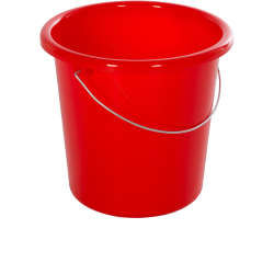 Eimer 5 Liter 4 Farben System rot