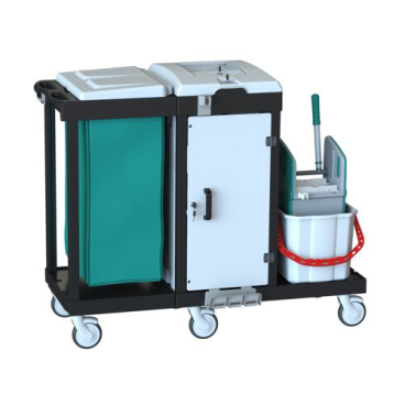 Arcora Reinigungswagen, Bora Medical 550 Maße (L x B x H): 136 x 60 x 111,5 cm - Bild-Darstellung des Produktes 1