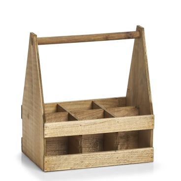 Zeller Flaschenträger, Holz, für 12,5 cm hohe Flaschen 1 Stück - Bild-Darstellung des Produktes 1