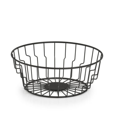 Zeller Obstkorb, Metall, schwarz, Ø 24 cm Maße (L x B x H): ca. Ø 24 x 9,5 cm kaufen