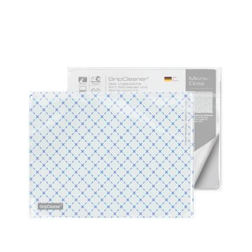 POLYCLEAN Mauspad 4in1 GripCleaner®, 21 x 15 cm Farbe: blau, Crossblue - Bild-Darstellung des Produktes 1