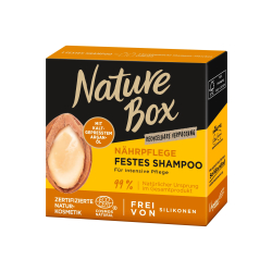 Henkel AG & Co. KGaA Nature Box festes Shampoo Argan, Duschshampoo mit kalt gepresstem Arganöl, 1 Stück