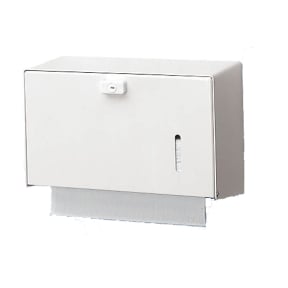 ingo-man® HS 15 Handtuchpapierspender Edelstahl, pulverbeschichtet, weiß, P kaufen