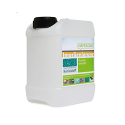 IMPREGNO Kunststoff Imprägnierung, Fluorfreies Hydrophobiermittel für Kunststoff in Haus und Garten, 5 Liter - Kanister 140299