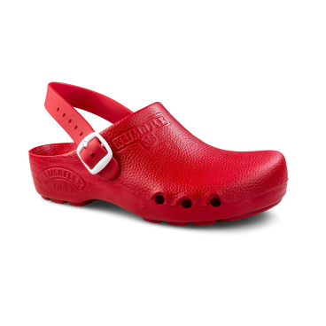 nordiska Clogs Klimaflex CLASSIC, mit Fersenriemen, rot 1 Paar, Größe: 45 - Bild-Darstellung des Produktes 1