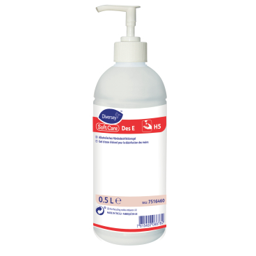 Soft Care Des E / H5 Händedesinfektionsgel 500 ml - Flasche - Bild-Darstellung des Produktes 1