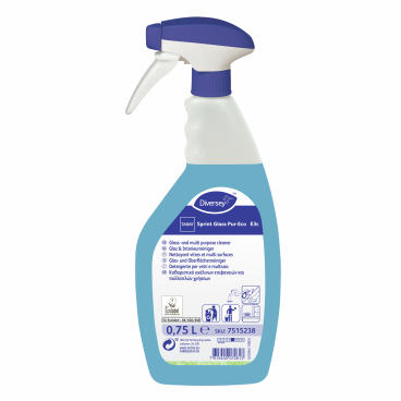 TASKI Sprint Glass Pur-Eco E3c Glasreiniger 1 Karton = 6 Flaschen à 750 ml - Bild-Darstellung des Produktes 1