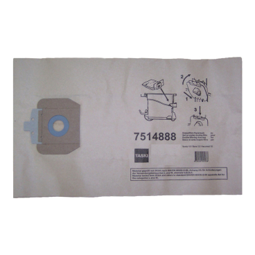 TASKI Doppelfilter Papiersack 1 Packung = 10 Stück - Bild-Darstellung des Produktes 1