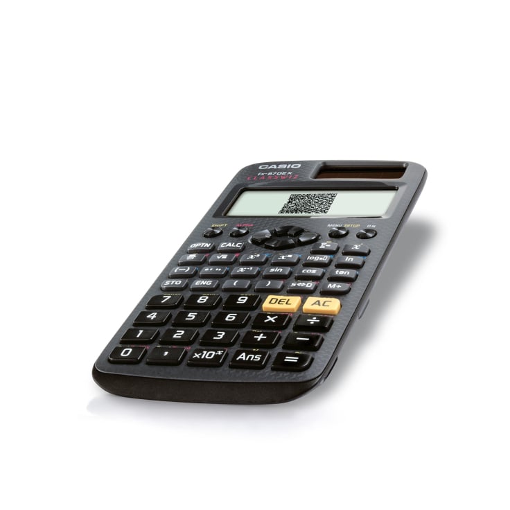 Calcolatrice Scientifica Casio FX-87DE X - 593 Funzioni Con Codice QR