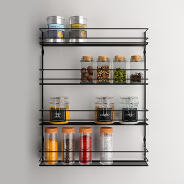 Metaltex Gewürzregal Pepito 4, Lava, 4-Etagen Maße (L x B x H): 36 x 8 x 45 cm kaufen