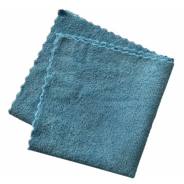 SUPER-LINE Microfasertuch 1 Packung = 10 Stück, 32 x 32 cm, blau - Bild-Darstellung des Produktes 1