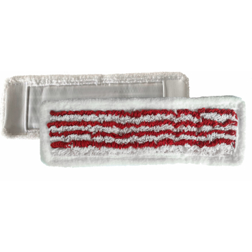 HOSPTIAL HYGIENE PLUS Moppbezug mit Decklblatt Breite: 40 cm, rot - Bild-Darstellung des Produktes 1