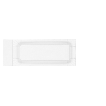 Hos Pappteller, rechteckig 1 Karton = 8 Packungen à 250 Stück, 8 x 18 + 3 cm - Bild-Darstellung des Produktes 1