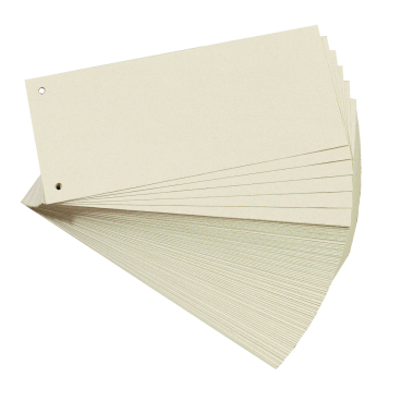 Herlitz Trennstreifen, gelocht 1 Packung = 100 Trennstreifen, chamois - Bild-Darstellung des Produktes 1