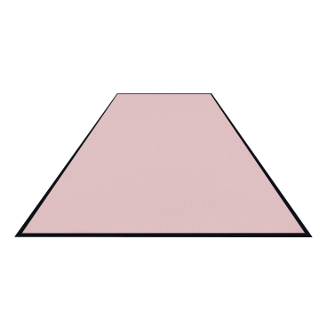Schmutzfangmatte Colorstar, Pfirsich, waschbar, glatter Rücken Maße (B x T): 60 x 85 cm - Bild-Darstellung des Produktes 1