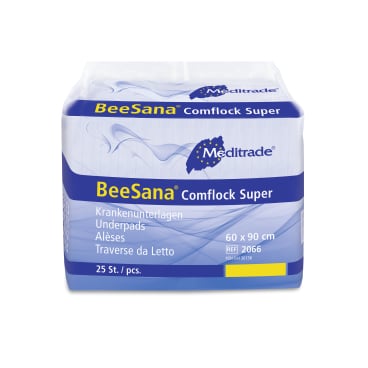 Meditrade Unterlagen BeeSana® Comflock Super, 90 x 60 cm 1 Packung = 25 Stück - Bild-Darstellung des Produktes 1