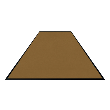 Schmutzfangmatte Colorstar, hellgold, waschbar, glatter Rücken Maße (B x T): 115 x 240 cm - Bild-Darstellung des Produktes 1