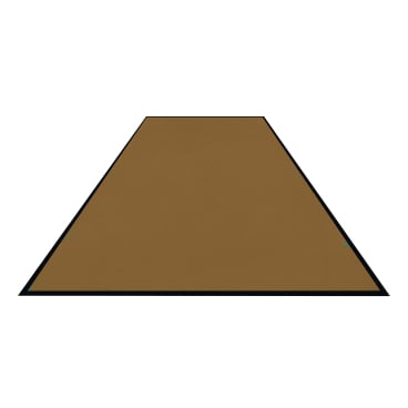 Schmutzfangmatte Colorstar, hellgold, waschbar, glatter Rücken Maße (B x T): 75 x 85 cm - Bild-Darstellung des Produktes 1