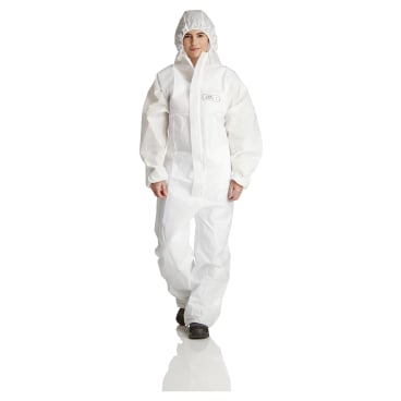 ProSafe® 1 Schutzanzug, Kapuze, antistatisch, weiß 1 Karton = 50 Stück, Größe M, PSA Kategorie 3 - Bild-Darstellung des Produktes 1