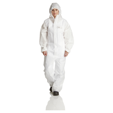 ProSafe® 1 Schutzanzug, Kapuze, antistatisch, weiß 1 Karton = 50 Stück, Größe XL, PSA Kategorie 3 - Bild-Darstellung des Produktes 1
