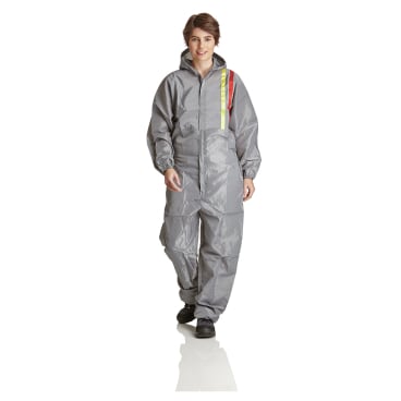 Mehrweg- Lackieroverall, Kapuze, grau, PSA Kategorie 1 1 Stück, Größe 2XL, einzeln verpackt - Bild-Darstellung des Produktes 1
