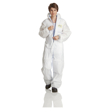 ProSafe® Einweg-Overall Light, Kapuze, weiß, PSA Kategorie 3 1 Stück, Größe XL - Bild-Darstellung des Produktes 1