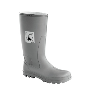 Hypalon® Sicherheitsstiefel, 37cm Schafthöhe, grau, reißfest, S5P 1 Paar, Größe 49/50, PSA Kategorie 3 - Bild-Darstellung des Produktes 1