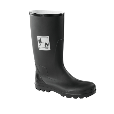 Feuerwehrstiefel S5P, feuerfest, 37 cm Schafthöhe, schwarz 1 Paar, Größe 48, PSA Kategorie 3 - Bild-Darstellung des Produktes 1