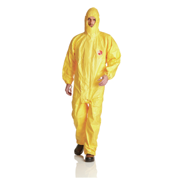 Tychem Chemikalienschutzanzug 2000C Overall, Kapuze, gelb 1 Stück, Größe 2XL, PSA Kategorie 3 - Bild-Darstellung des Produktes 1
