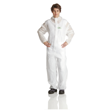 ProClean Schutzanzug, Kapuze, 55 g / qm, PSA Kategorie 1 1 Stück, Größe 4XL - Bild-Darstellung des Produktes 1