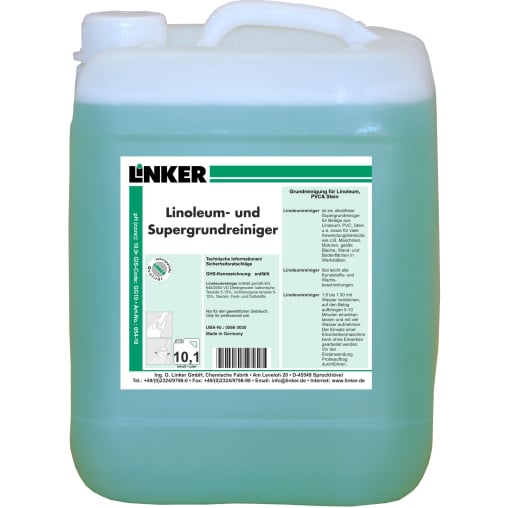 Linker Linoleumreiniger und Supergrundreiniger