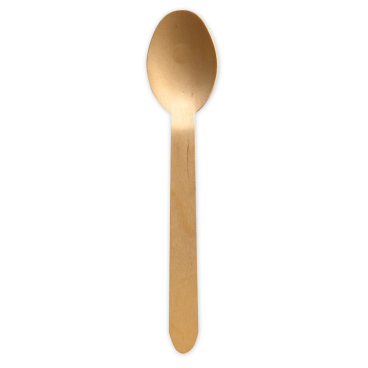 NATURESTAR Einweglöffel aus Holz, 16 cm 1 Packung = 100 Stück - Bild-Darstellung des Produktes 1