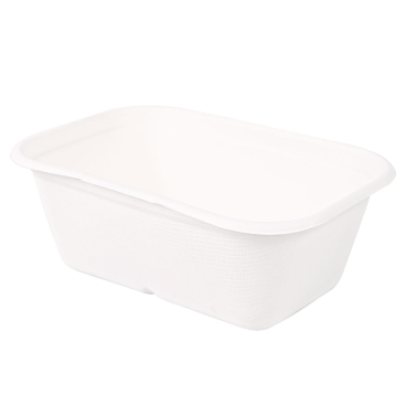 NATURESTAR Einwegschale Classico, rechteckig 1 Packung = 40 Stück, weiß, 1200 ml - Bild-Darstellung des Produktes 1