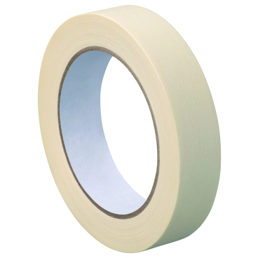 Abklebeband Flachkrepp Premium, beige Maße: 24 mm x 50 m - Bild-Darstellung des Produktes 1