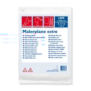 Bauplane LDPE, transluzent, 4 x 5 m Stärke: 30 µ - Bild-Darstellung des Produktes 1