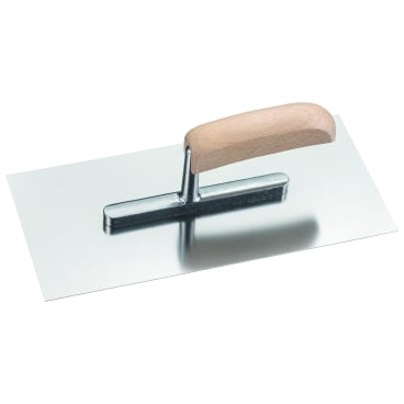 Glättekelle mit gewachstem Holzgriff, 280 x 130 mm Maße (LxB): 280 x 130 mm - Bild-Darstellung des Produktes 1