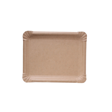 NATURESTAR Pappteller, rechteckig 1 Packung = 250 Stück, 16,5 x 20 cm - Bild-Darstellung des Produktes 1
