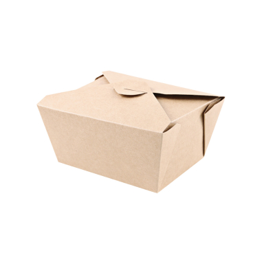 NATURESTAR Essen to go Box MENU, faltbar 1 Packung = 50 Stück, 13 x 10,5 x 6,5 cm - Bild-Darstellung des Produktes 1