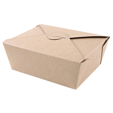 NATURESTAR Essen to go Box MENU, faltbar 1 Packung = 50 Stück, 16,2 x 13,2 x 6,4 cm - Bild-Darstellung des Produktes 1