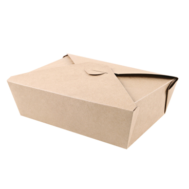 NATURESTAR Essen to go Box MENU, faltbar 1 Packung = 50 Stück, 21,5 x 16,2 x 6,4 cm - Bild-Darstellung des Produktes 1