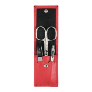 YES Solingen Maniküre Etui, rot, 3-teilig 1 Set - Bild-Darstellung des Produktes 1