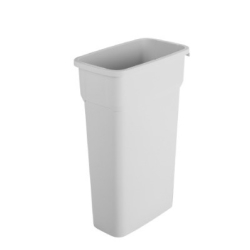Rotho Kunststoff AG Rotho Abfalleimer Selecto L - Basic, 70 Liter, Praktischer Abfallbehälter aus Kunststoff, Farbe: grau 4000406189