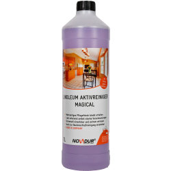 NOVADUR PRODUKTCHEMIE GmbH NOVADUR Linoleum Aktivreiniger Magical, Ideal zur Reinigung von Linoleumbelägen, 1000 ml - Flasche 304.021