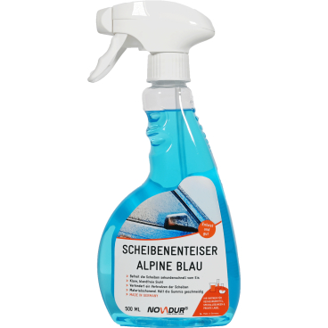 NOVADUR Scheibenenteiser Alpine Blau  500 ml - Sprühflasche  - Bild-Darstellung des Produktes 1