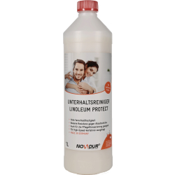 NOVADUR PRODUKTCHEMIE GmbH NOVADUR Linoleum Protect Unterhaltsreiniger, Spezialreiniger zur Einpflege und Unterhaltsreinigung von Linoleum, 1 Liter - Flasche 030.4421