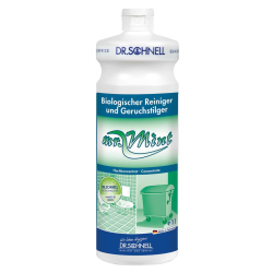 DR. SCHNELL GmbH & Co. KGaA Dr. Schnell Geruchsvernichter MR. MINT, Biologischer Reiniger und Geruchstilger, 1 Liter - Flasche 260